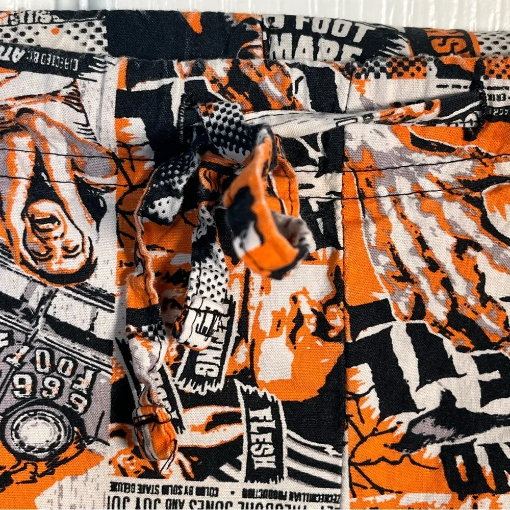 Horror Movie Drawstring Pajama Pants Mens Sz S 28 - 30 Vampires Zombies